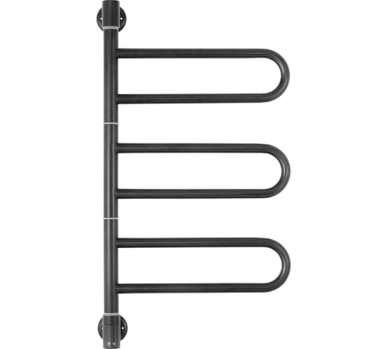 Изображение товара Полотенцесушитель ENERGY U chrome G3K RAL 9005 Чёрный матовый + ECO 2 Чёрный УТ-УТ-01216