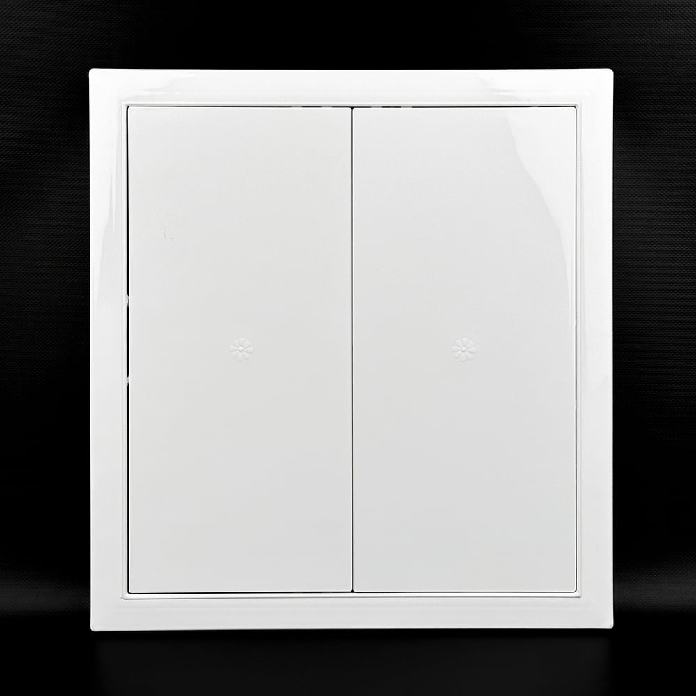 Изображение товара Люк сантехнический KRAFTAIR 400x400 мм без замка двустворчатый