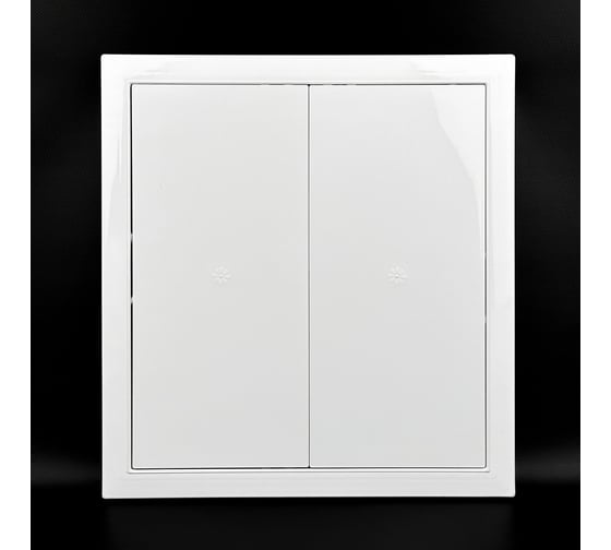 Изображение товара Люк сантехнический ревизионный KRAFTAIR 400x400 мм без замка двустворчатый Люк 400х400 бз