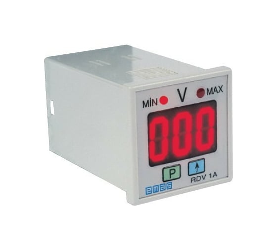 Изображение товара Программированный вольтметр Emas 0-600В 230В RDV1A