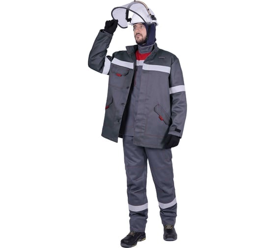 Изображение товара Куртка-накидка ГК Спецобъединение ЭлектроСтоп ТЕРМО ЗЭТВ 11.8 кал/см2 (96-100, 194-200), шт, В/хн Н В/хн Н-2/96/194