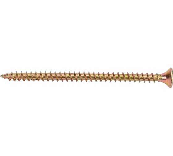 Изображение товара Универсальный саморез с потайной головкой BEFAST желтый цинк 3х50 500 шт. C3050500S