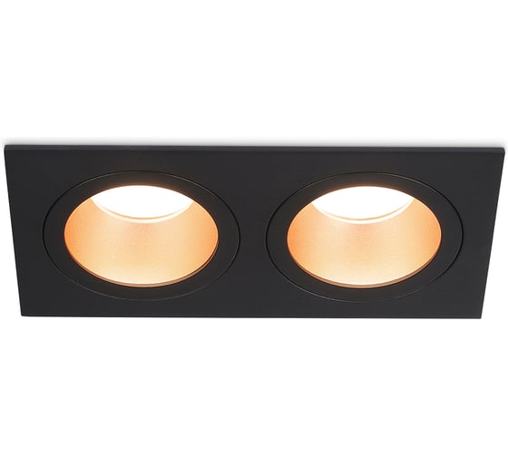 Изображение товара Светильник встраиваемый AMBRELLA LIGHT 2 BK/GD черный/золото GU5.3/2 178*93*50 TN102833