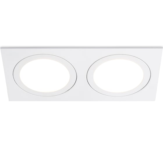 Изображение товара Светильник встраиваемый AMBRELLA LIGHT 2 WH белый GX53/2 max 15W 215*110*39 TN51826