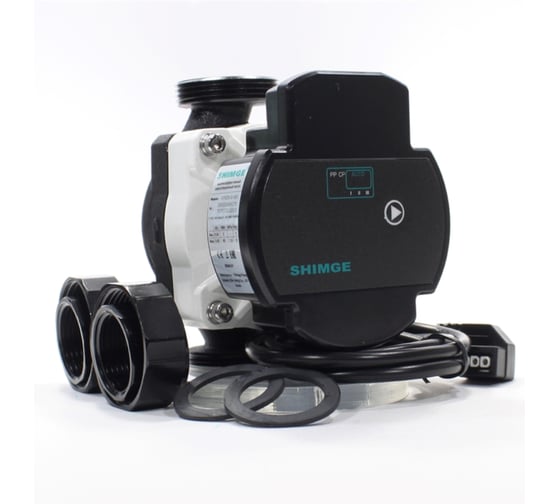 Изображение товара Насос циркуляционный SHIMGE APE 25-8-130 (1x220В; 65Вт), с гайками, L130 10111700003