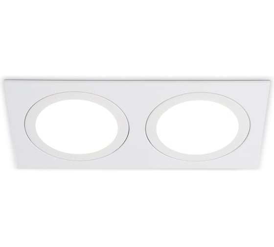 Изображение товара Светильник встраиваемый AMBRELLA LIGHT 2 WH белый IP44 GX53/2 max 15W 215*110*24 TN6612