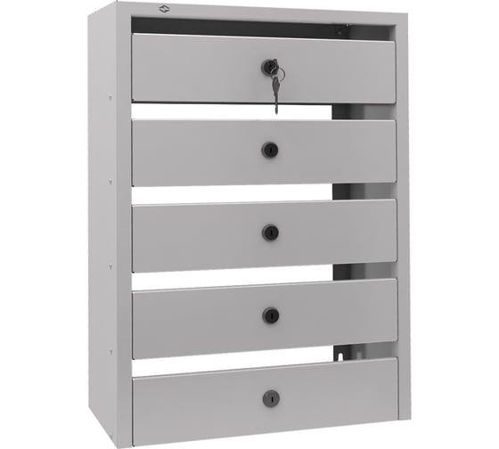 Изображение товара Почтовый ящик FerrumFormat Оптима Компакт 5 серый 4620065515002