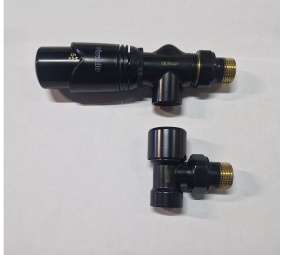 Изображение товара Комплект термостатический осевой VIVALDO 1/2 антрацит AATRV-AT