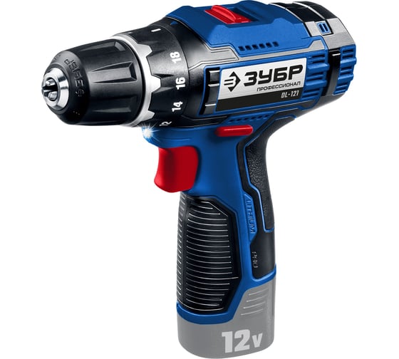 Изображение товара Дрель-шуруповерт ЗУБР Профессионал DL-121