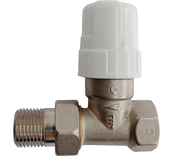 Изображение товара Клапан термостатический Пульсар прямой, Ду15, Ру10, штампованная латунь Р00074308