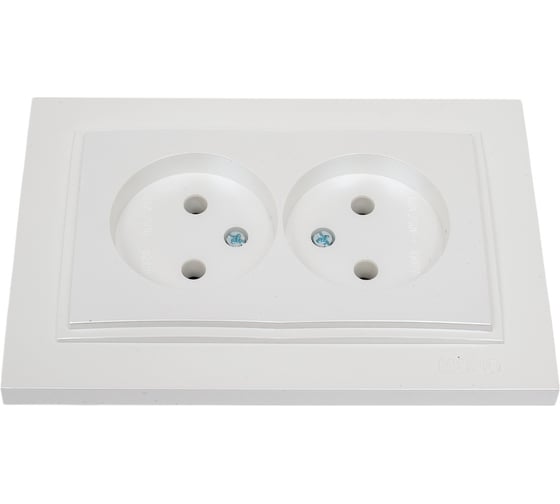 Изображение товара 2-я розетка MONO ELECTRIC Despina без заземления, жемчуг 102-252505-121