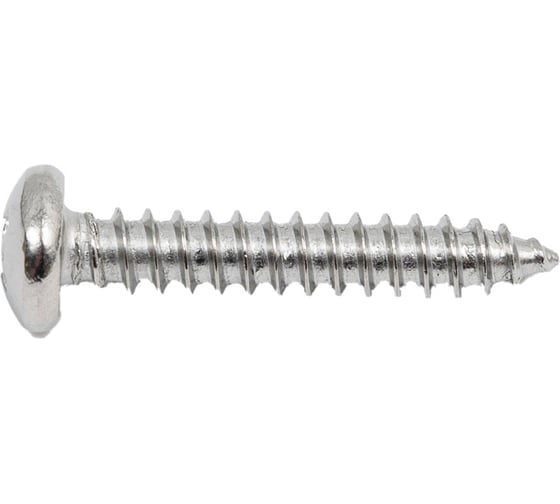 Изображение товара Саморез с полукруглой головкой КРЕП-КОМП нержавейка А2, DIN7981, 3.9х22, 1000 шт. шпн3922