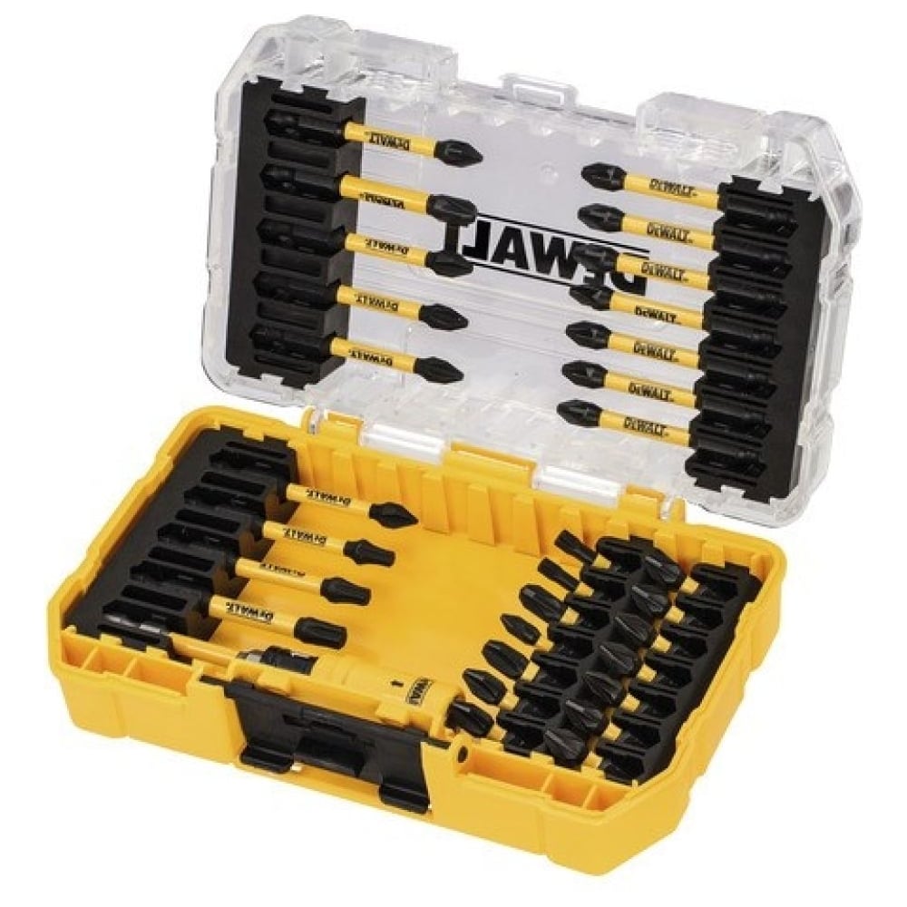 Изображение товара Набор бит и насадок в кейсе DEWALT DT70739T, FLEXTORQ 31 предмет DT70739T-QZ