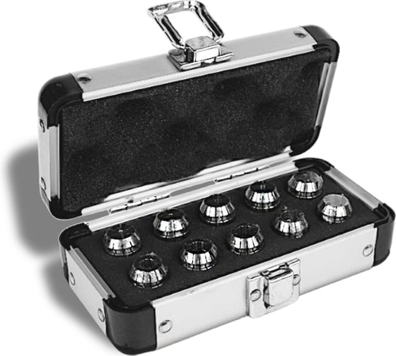 Изображение товара Набор цанг METALMASTER 1-10 мм ER16 DIN6499 (10 шт) 23434