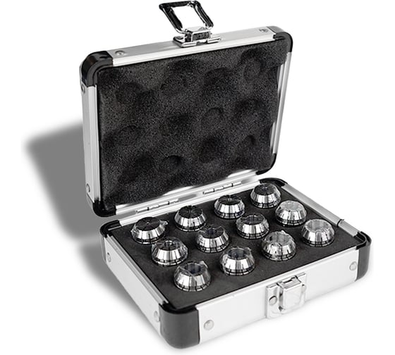 Изображение товара Набор цанг METALMASTER 2-13 мм ER20 DIN6499 (12 шт) 23435