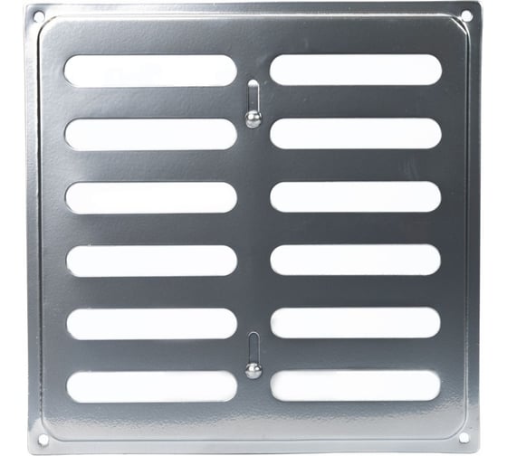 Изображение товара Решетка металлическая регулируемая KRAFTAIR 155x155 хромированная 155х155 колор регулируемая хром