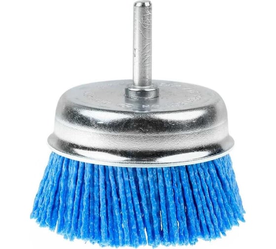 Изображение товара Корщетка чашка Diamond Industrial 75 мм хвостовик 6 мм нейлон абразивный 1.4 мм DIDSHN75D