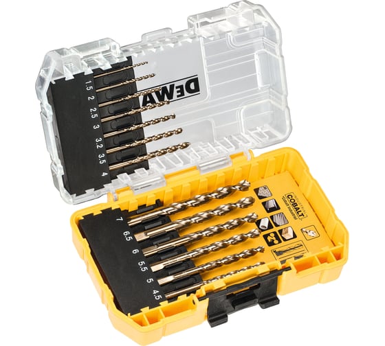 Изображение товара Набор сверл по металлу DEWALT DT4968, 1.5-7 мм, 13 шт DT4968-QZ