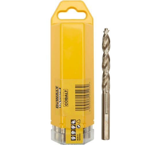 Изображение товара Сверло DEWALT DT4936, по металлу COBALT 5%, 7x109x66 мм, 10 шт DT4936-QZ