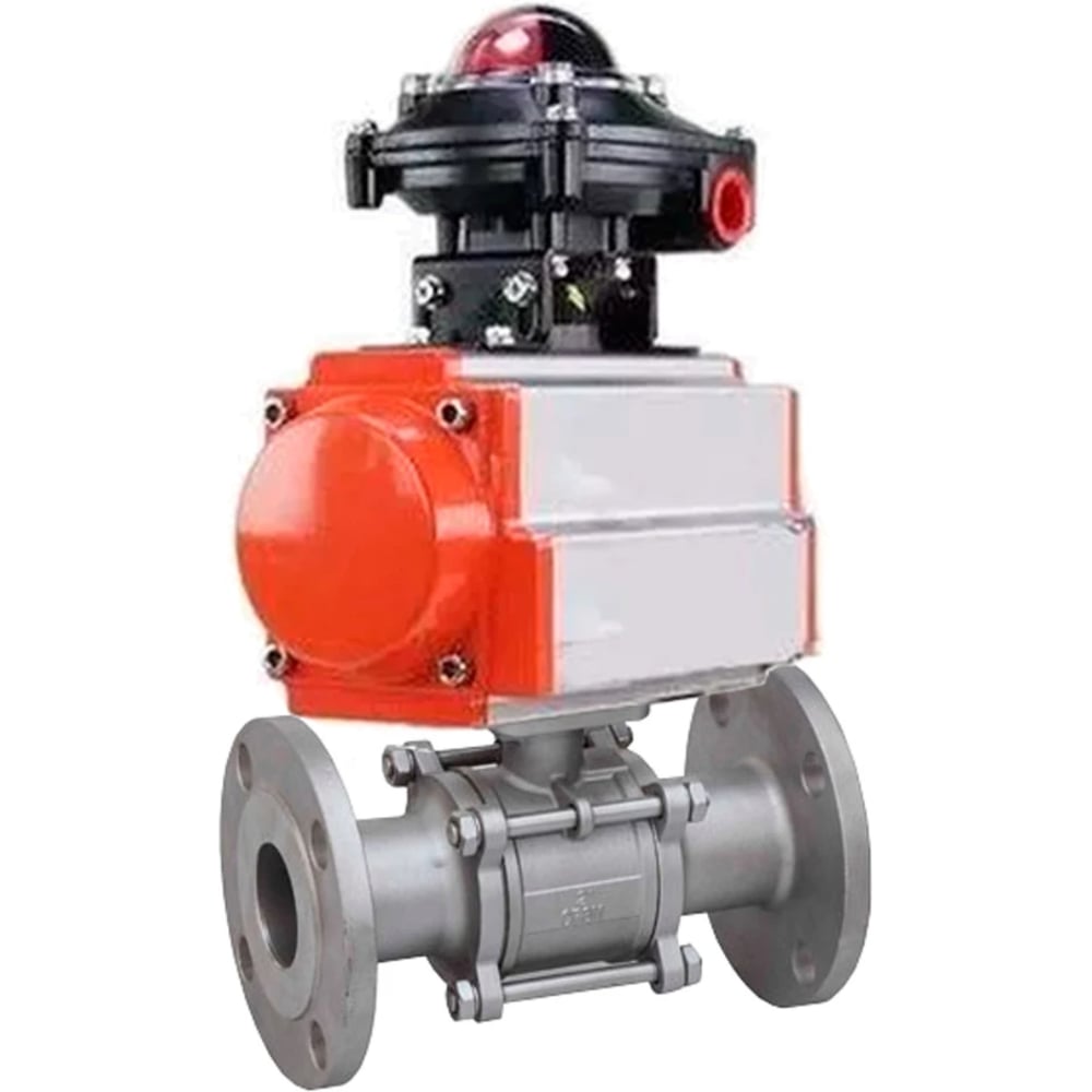 Изображение товара Кран шаровой DN 100 316-316 FP FP ISO H Ду100 Ру25 пневмопривод