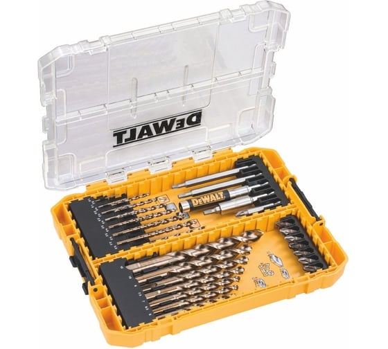 Изображение товара Набор сверл и бит DEWALT DT70756, ToughCase+ 36 предметов DT70756-QZ