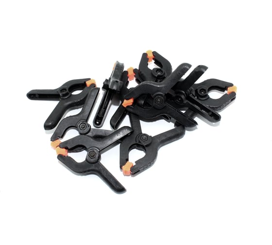 Изображение товара Набор зажимов маленьких на пружине Amperin 70мм 10 шт 111062