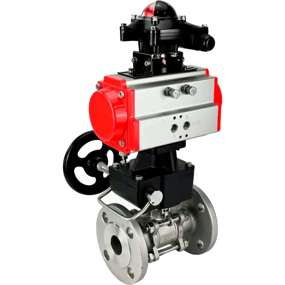 Изображение товара Кран DN.ru КШФПТ-ISO 304 180 Ду100 Ру16 3-составной WDVF нержавеющая сталь