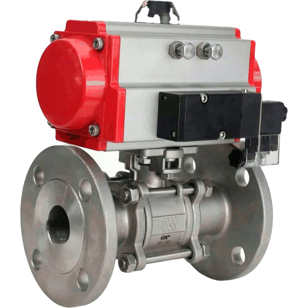 Изображение товара Кран DN.ru КШФПТ-ISO 304 180 Ду100 Ру16 двухходовой из нержавеющей стали