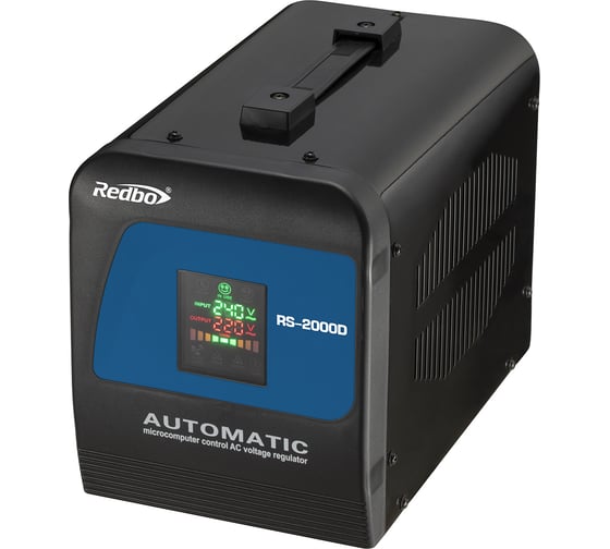 Изображение товара Автоматический стабилизатор напряжения однофазный Redbo RS-2000D 39875