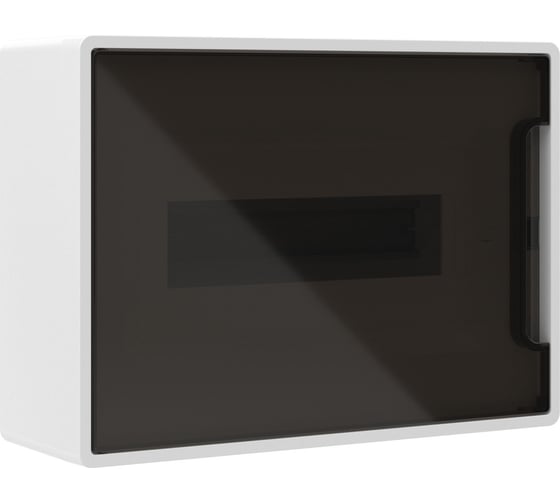 Изображение товара Щиток DKC 12 модулей, настенный, белый, с тонированной дверцей, с 2 шин. PEN на 8 6 отв. 1 ШТ F12W1WDDIY