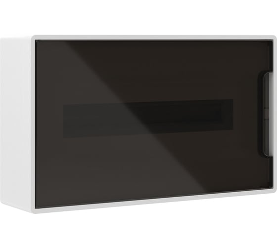 Изображение товара Щиток DKC 18 модулей, настенный, белый, с тонированной дверцей, с 2 шин. PEN на 8 10 отв. 1 ШТ F18W1WDDIY