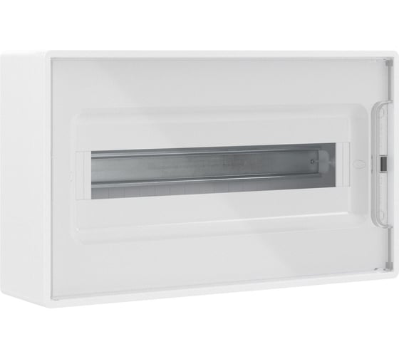 Изображение товара Щиток DKC 18 модулей, настенный, белый, с прозрачной дверцей, с 2 шин. PEN на 8 10 отв. 1 ШТ F18W1WTDIY