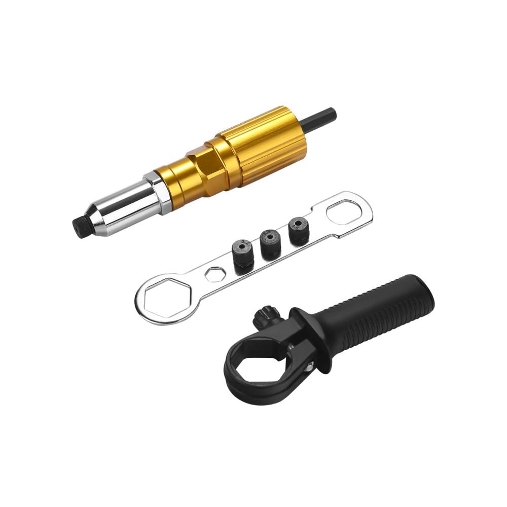 Изображение товара Насадка-заклепочник для шуруповерта DEKO RA15 083-1122 для алюминия и стали