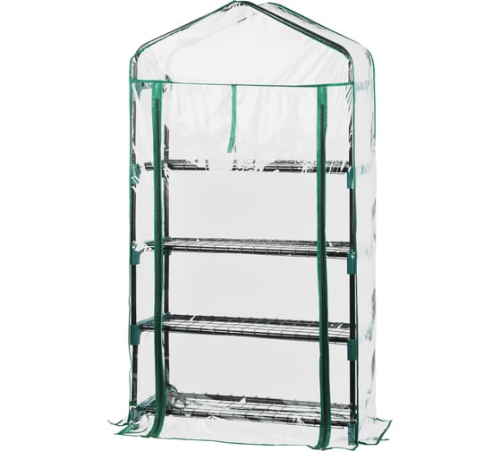 Изображение товара Чехол для теплиц GREEN APPLE GAHouse4PVC cover на молнии 1250x690x300 мм Б0063825