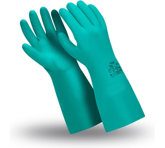 Изображение товара , Перчатки ДИЗЕЛЬ (CG-926), нитрил, 0,42 мм, 380 мм, хлопковая подкладка, цвет зе Manipula Specialist Пер 645/8
