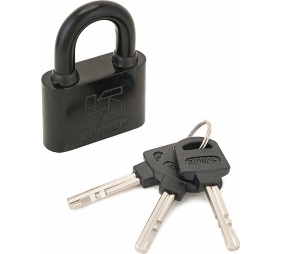 Изображение товара Навесной замок Аллюр ВС2С-401 (черный; 7 мм) 6630