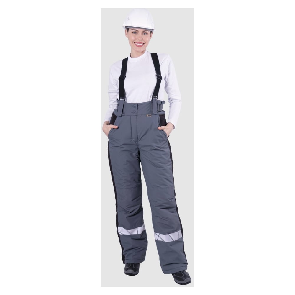 Брюки Iform ХАЙ-ТЕК SAFETY зимние, серый-черный, женские (112-116, 182-188), шт, Брю 231/112/182