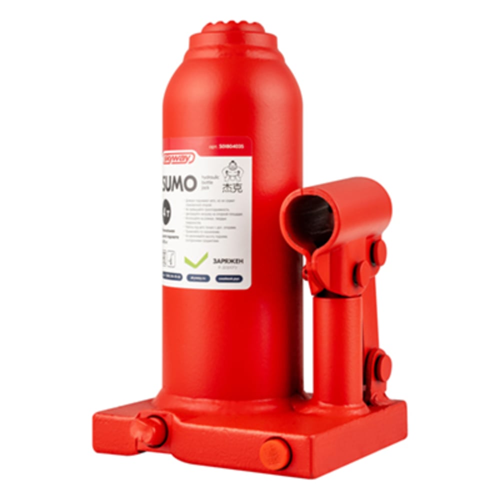 Изображение товара Домкрат гидравлический бутылочный SKYWAY SUMO 4т h 180-350мм S01804045