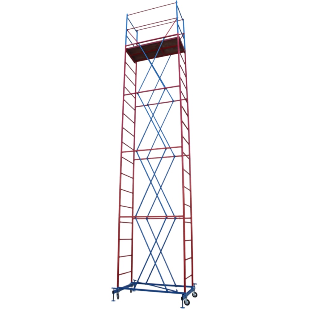Изображение товара Вышка-тура ООО "РИЗ" ФЛАГМАН 1,2x2,0 Н=8,2 м, модульная, сталь фанера