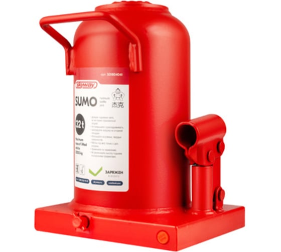Изображение товара Домкрат гидравлический бутылочный SKYWAY SUMO 32т h 235-440мм в коробке S01804041