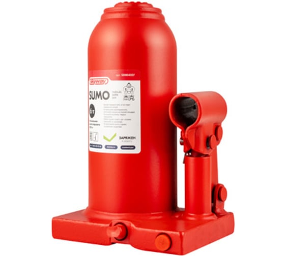 Изображение товара Домкрат гидравлический бутылочный SKYWAY SUMO 6т h 185-360мм в кейсе S01804037