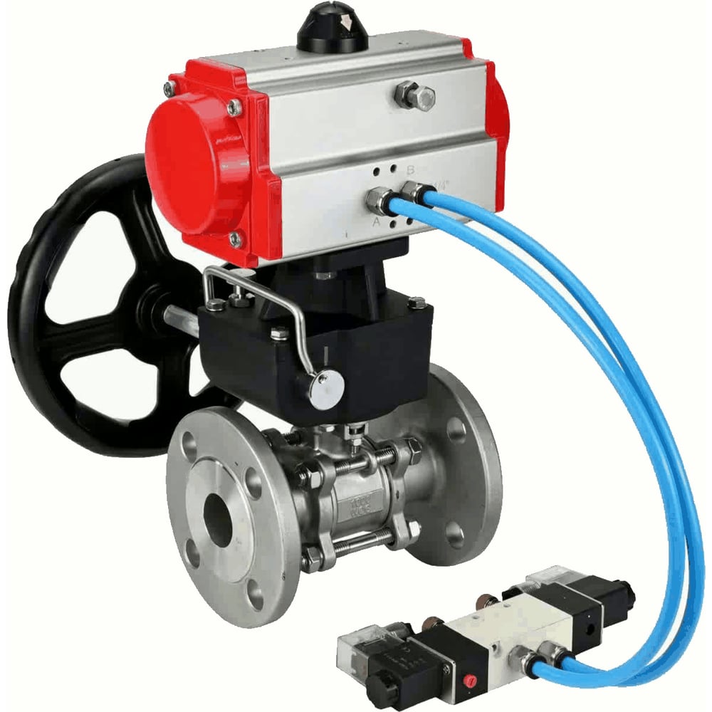 Изображение товара Кран шаровой 316-316-FP-F-ISO-H Ду100 Ру25, нержавеющая сталь, профессиональный класс