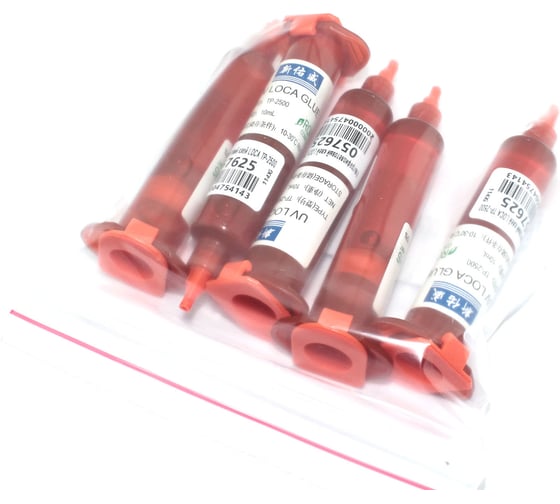 Изображение товара Ультрафиолетовый клей Amperin LOCA TP-2500 10мл 5 шт 111960