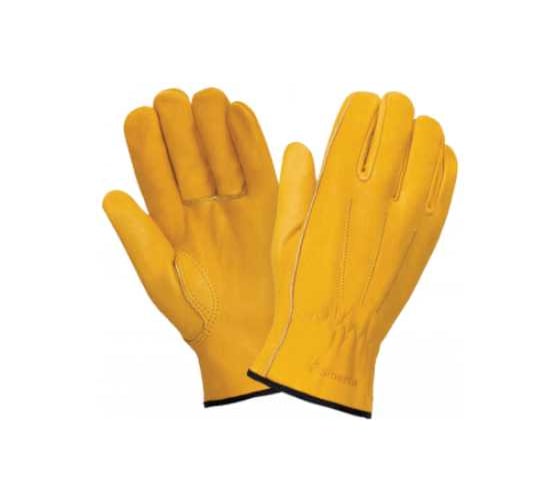 Изображение товара Перчатки ГК Спецобъединение ДРАЙВЕР К, (0140), кожа класс А+, без подкладки, резинка для удерживани Пер 230/-