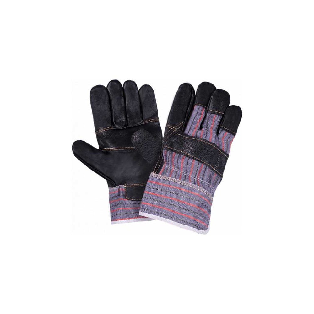 Изображение товара Перчатки защитные кожа и х/б ткань ГК Спецобъединение ЗАЩИТА 4003