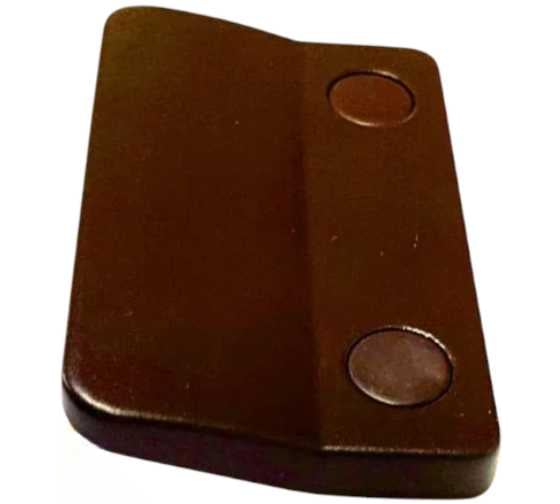 Изображение товара Ручка балконная Метизик АГАТ металл, коричневая 4015.05