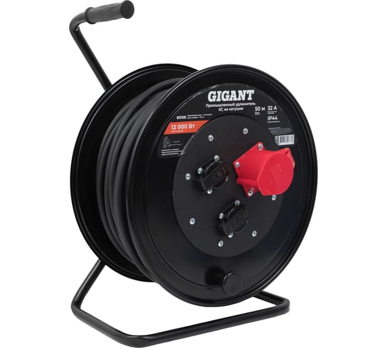 Изображение товара Промышленный удлинитель Gigant КГ 5х2,5 50м на катушке 80158