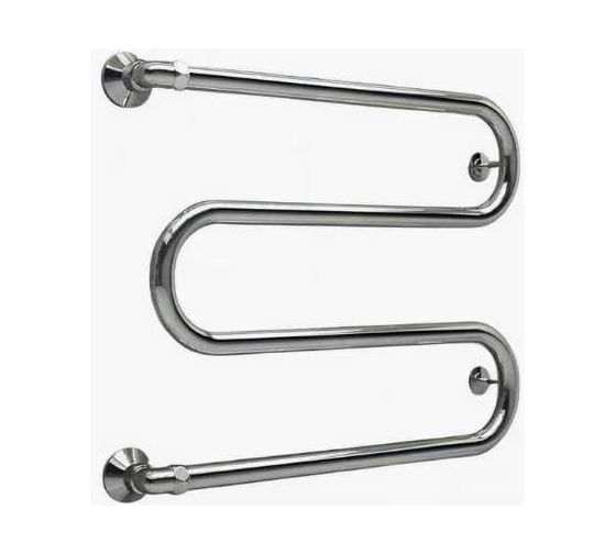 Изображение товара Полотенцесушитель электрический ТЕРМОДИЗАЙН М без полки, нержавеющая сталь AISI 304 H=500, W=400 TDM001E