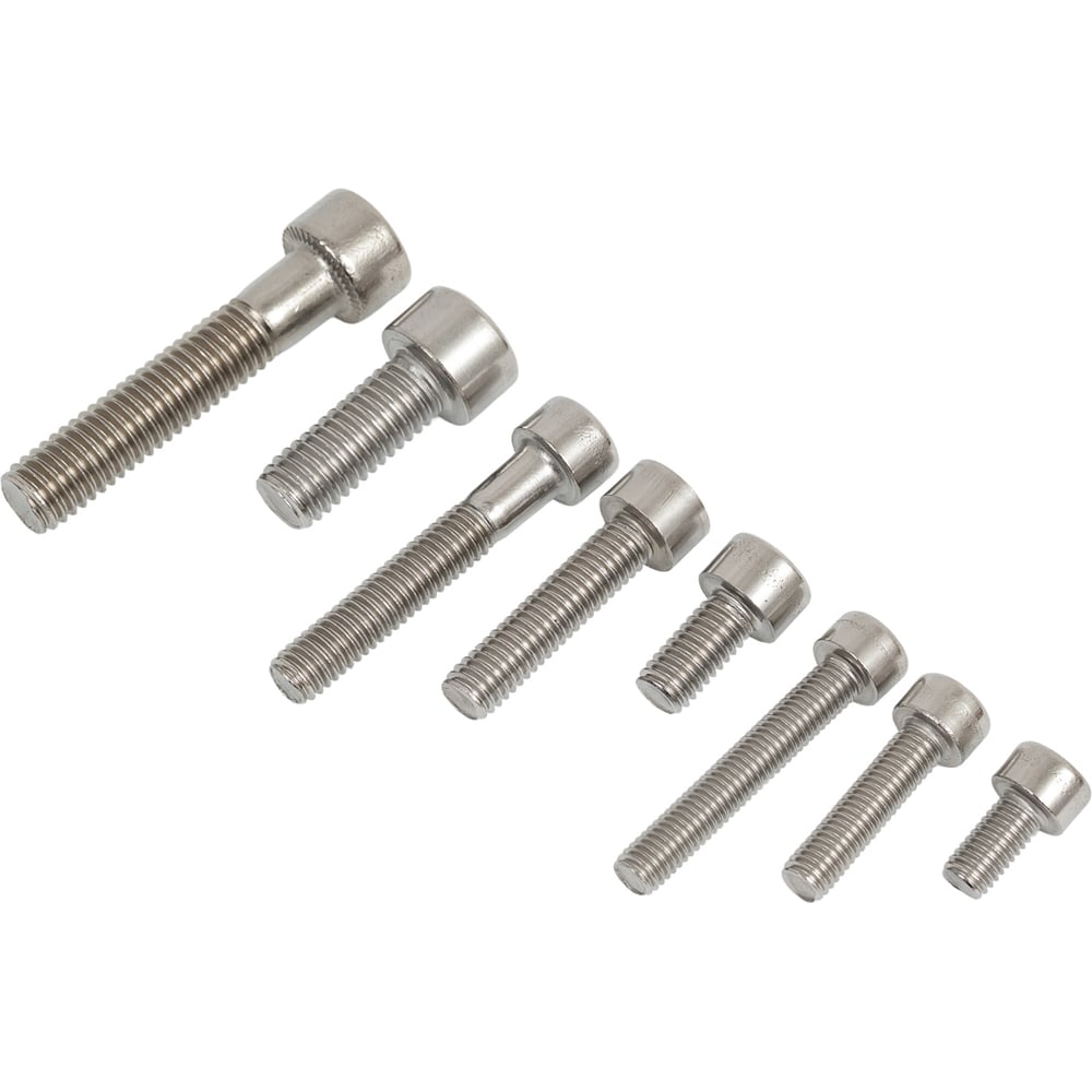 Изображение товара Набор винтов из нержавеющей стали Крепсталь DIN 912, 140 шт.