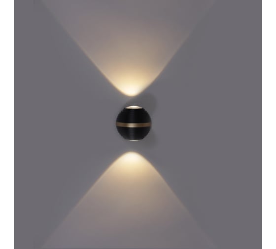 Изображение товара Уличный настенный светодиодный светильник Reluce 86828-9.2-002TLF LED2*3W BK